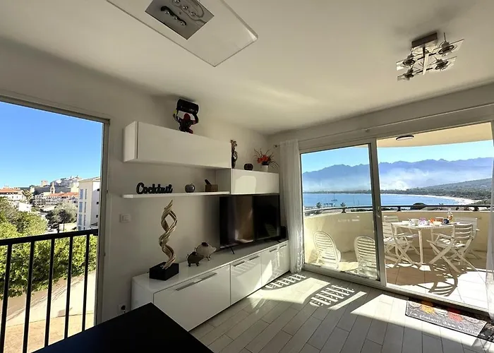 Terrasse Vue Et Montagne - Centre Et * 卡尔维