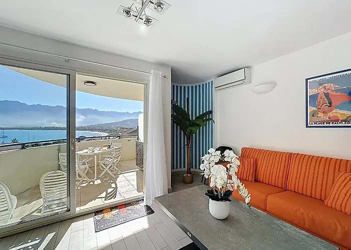 Terrasse Vue Et Montagne - Centre Et 公寓 卡尔维